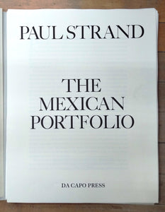Paul Strand: The Mexican Portfolio
