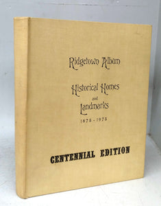 Ridgetown Album of Historical Homes and Landmarks 1875-1975