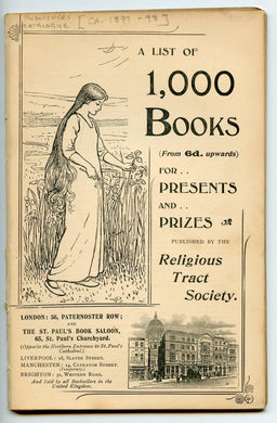 A List of 1,000 Books for Presents and Prizes