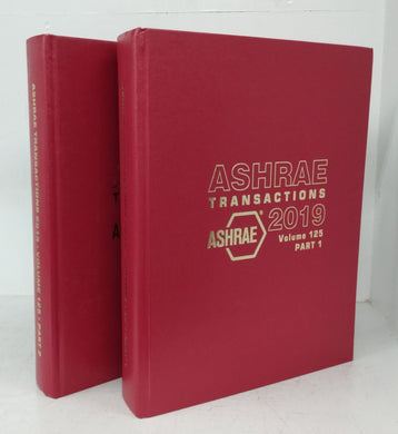 ASHRAE Transactions 2019 (2 vols.)
