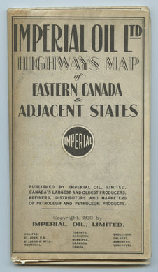 Highways Map of Eastern Canada & Adjacent States