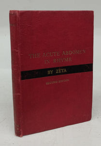 The Diagnosis of the Acute Abdomen in Rhyme