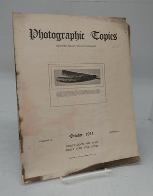 Photographic Topics, October 1911