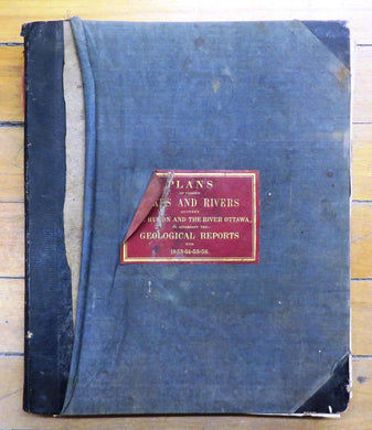 Plans of Various Lakes and Rivers Between Lake Huron and the River Ottawa, to Accompany the Geological Reports for 1853-54-55-56