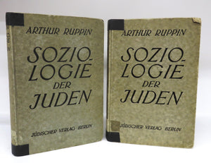 Soziologie der Juden. Erster Band: Die soziale Struktur der Juden. Zweiter Band: Der Kampf der Juden um ihre Zukunft