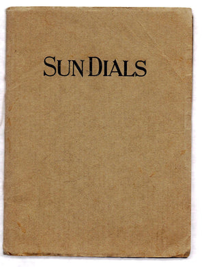 Meyrowitz Sun Dials catalogue