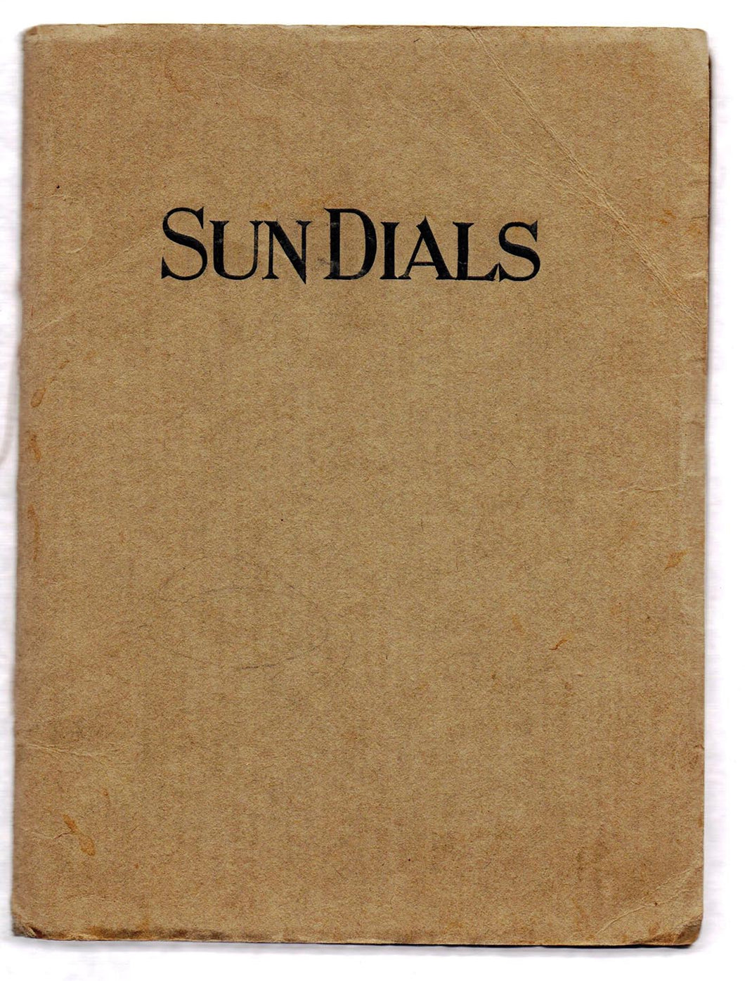 Meyrowitz Sun Dials catalogue