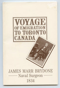 Voyage of Emigration to Toronto, Canada