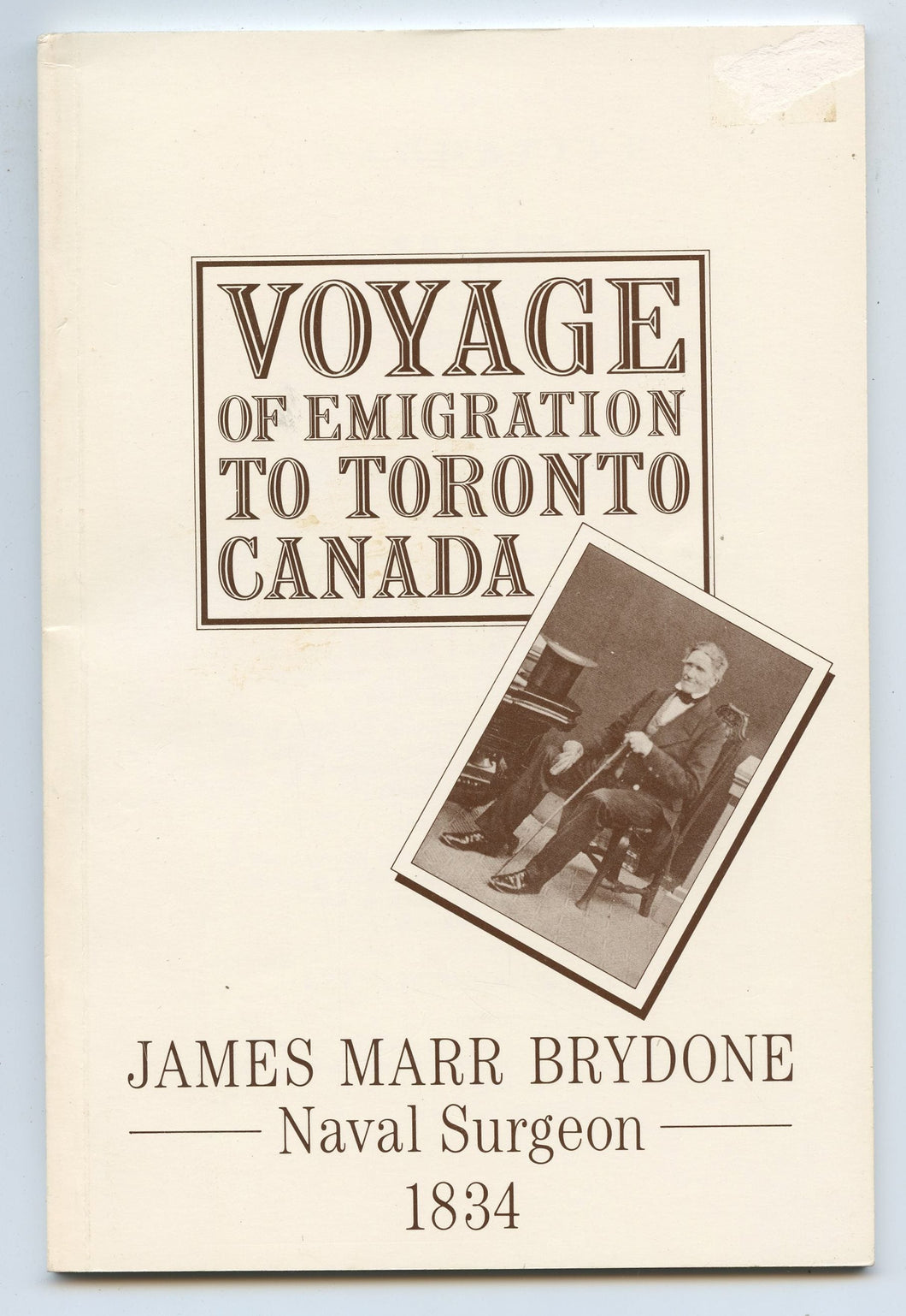 Voyage of Emigration to Toronto, Canada
