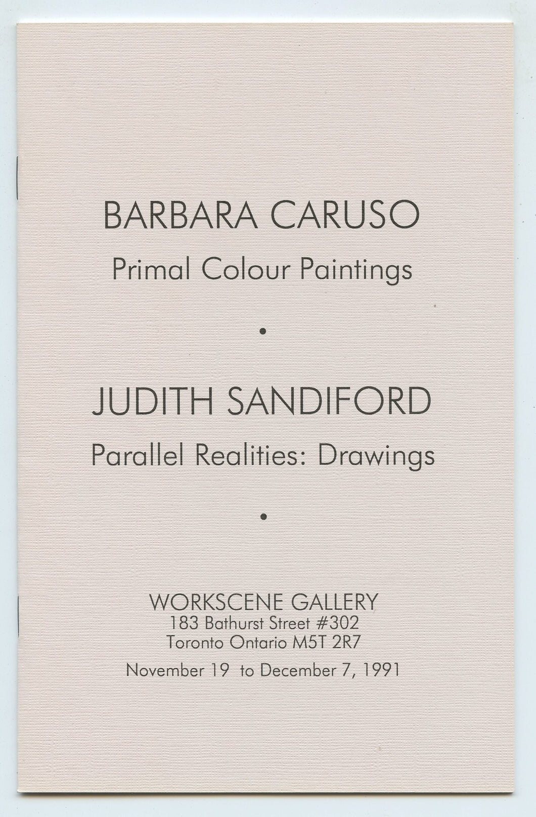 Barbara Caruso: Primal Colour Paintings