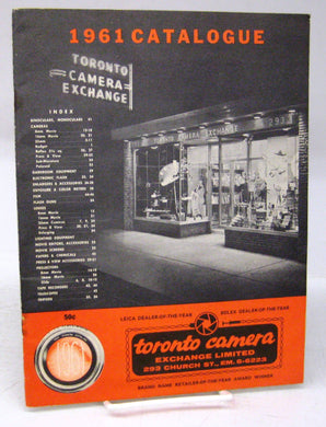 Toronto Camera Exchange 1961 Catalogue