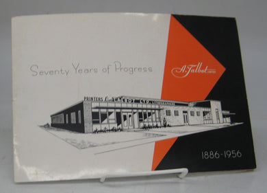 Seventy Years of Progress: A. Talbot Limited 1886-1956