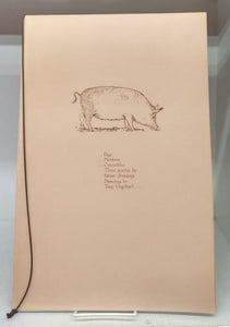  ... Pigs ... Monkies ... Crocodiles: Three Poems