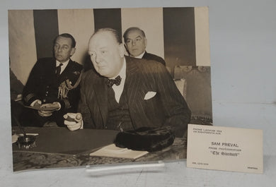 Photo of Winston Churchill with his famous cigar