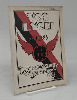 Vox Lycei Christmas 1926