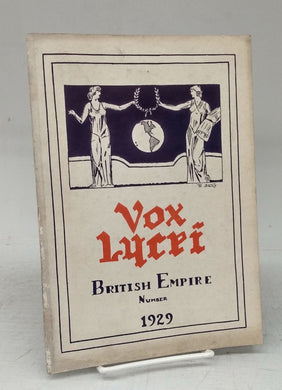 Vox Lycei Christmas 1929