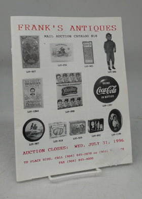 Frank's Antiques Mail Auction Catalog # 18
