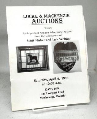 An Important Antique Advertising Auction from the Collections of Scott Nisbet and Jack Welton