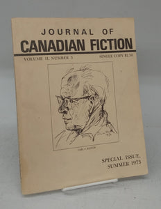Journal of Canadian Fiction, Summer 1973