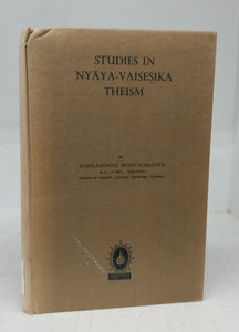 Studies in Nyaya-Vaisesika Theism