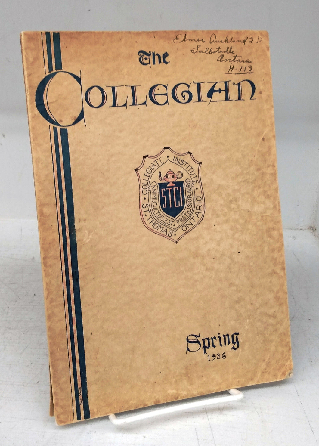 The Collegian, Spring 1936 (St. Thomas Collegiate Institute)