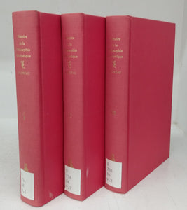 Histoire de la Philosophie Scolastique. 3 vols.