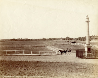 Photograph of the Plains of Abraham, Quebec, with Wolfe's Monument to right