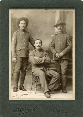 Portrait of 3 men in uniform