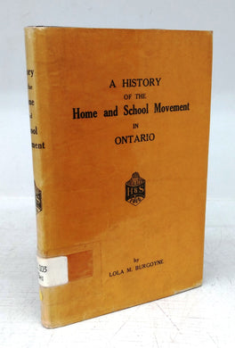 A History of the Home and School Movement in Ontario