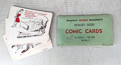 Set of Wallet-Sized Comic Cards
