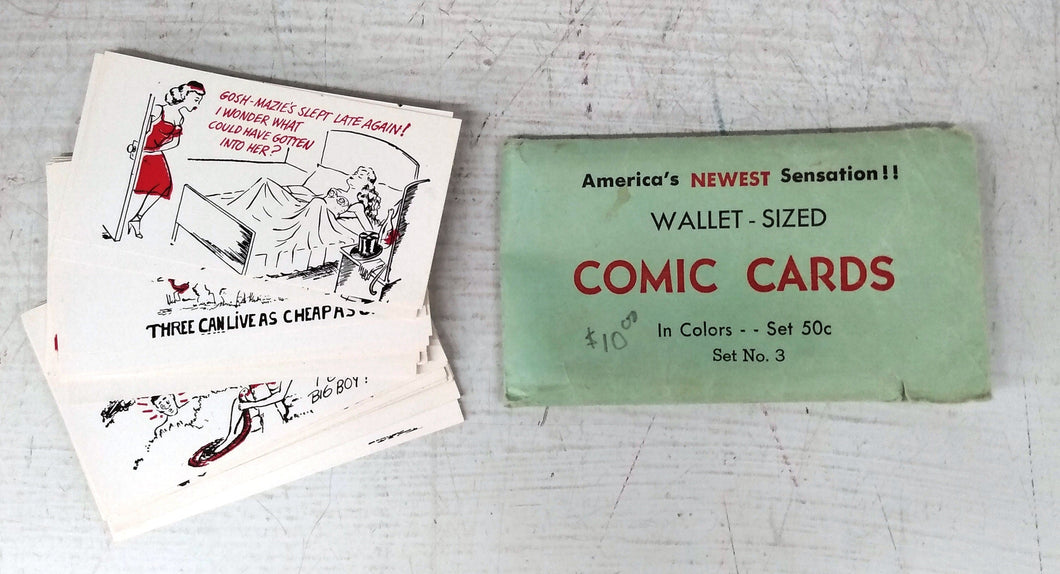 Set of Wallet-Sized Comic Cards