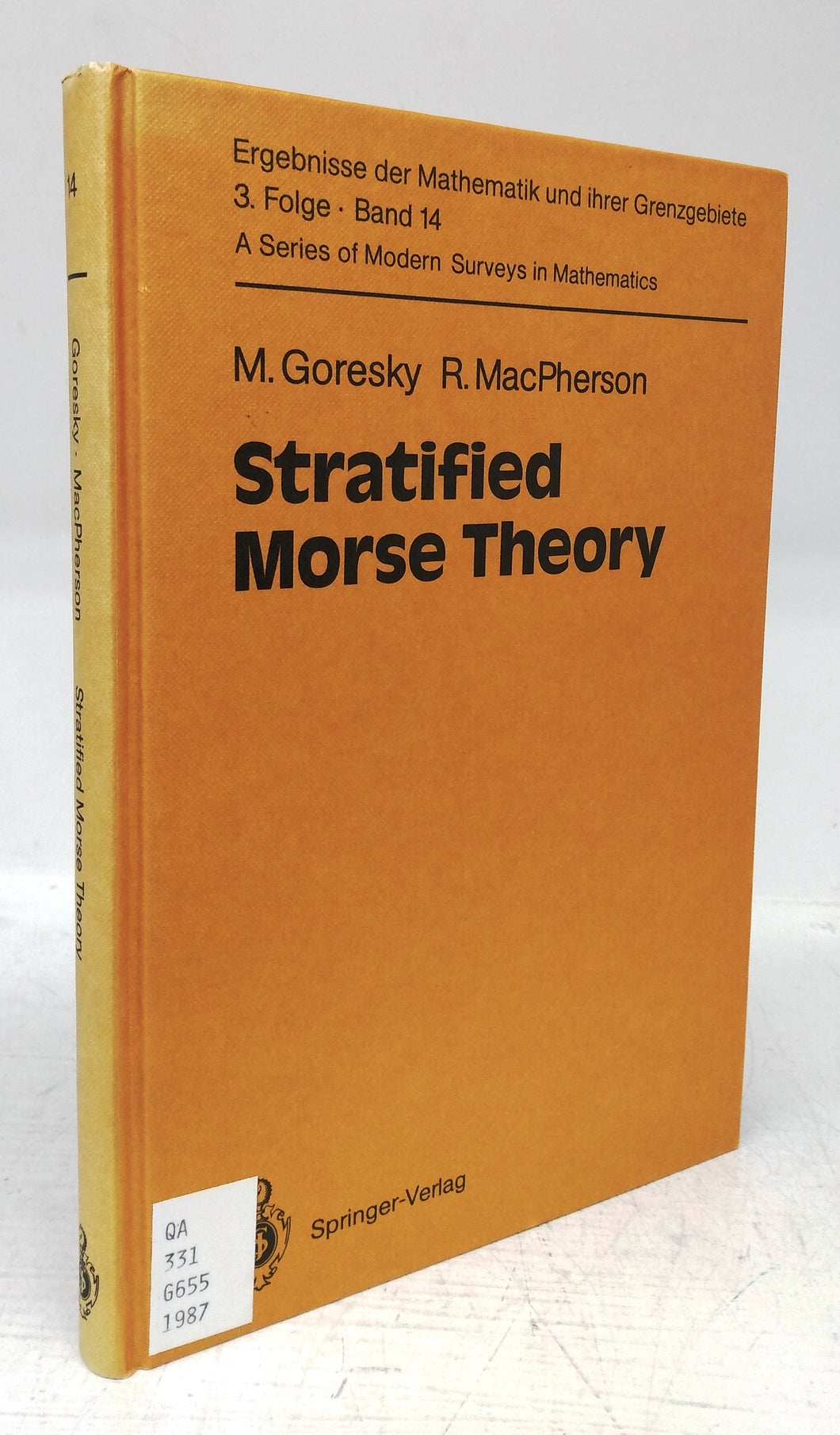 Stratified Morse Theory