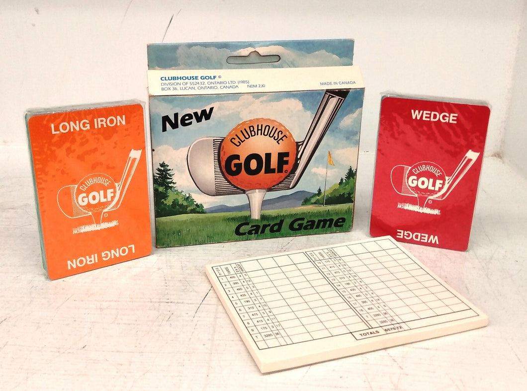 Clubhouse Golf Card Game