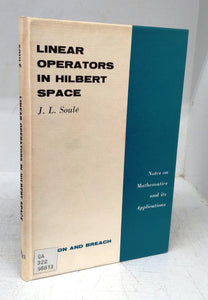 Linear Operators in Hilbert Space