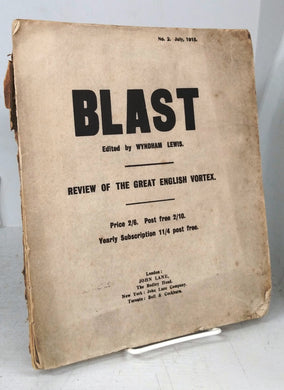 Blast, July 1915. Review of the Great English Vortex. 