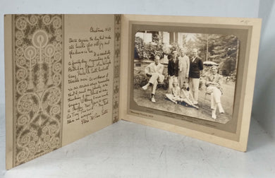 Eaton family 1929 Christmas photograph