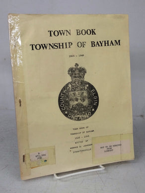 Town Book, Township of Bayham 1826-1848