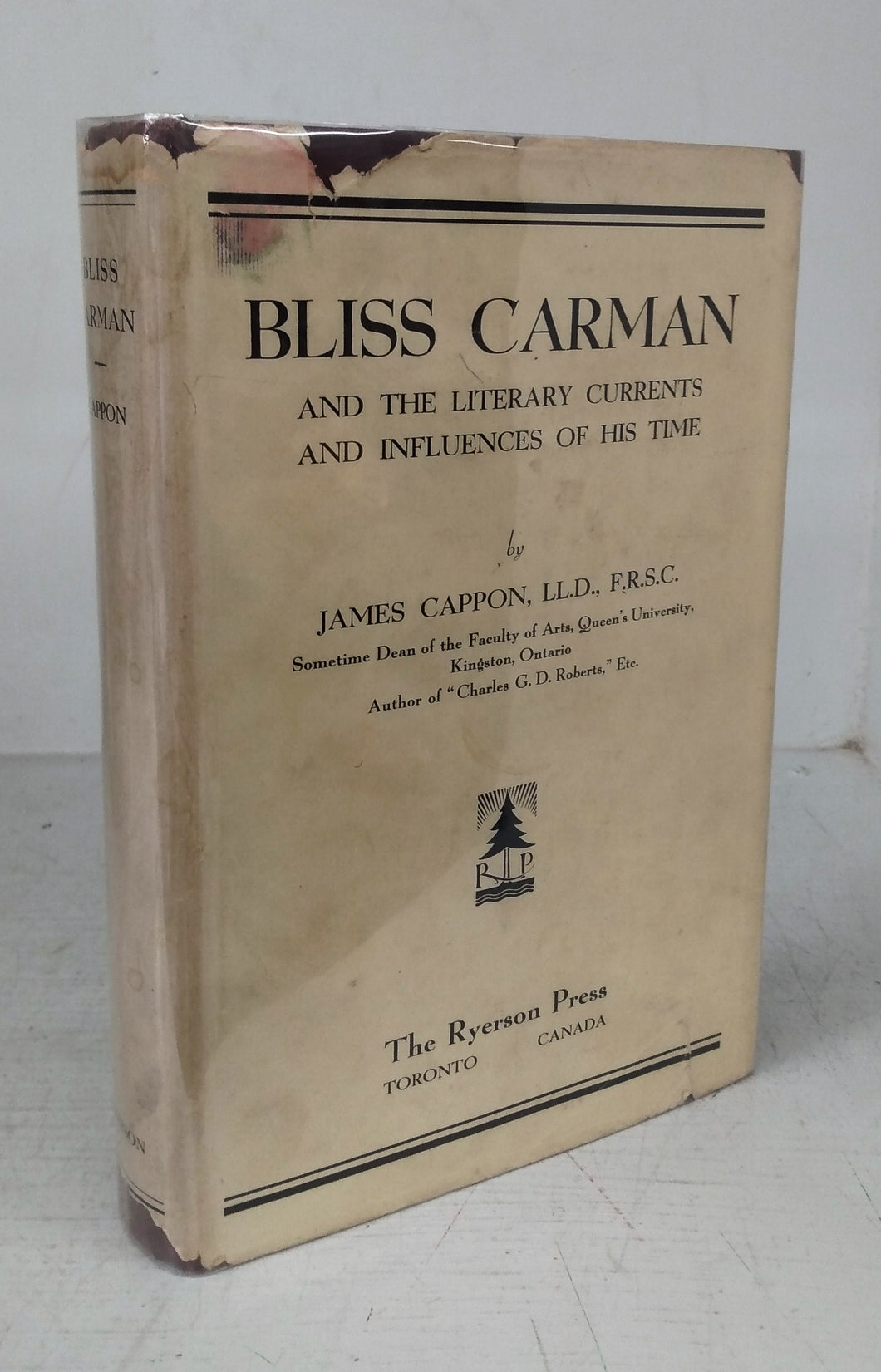 Bliss Carman and the Literary Currents and Influences of His Time