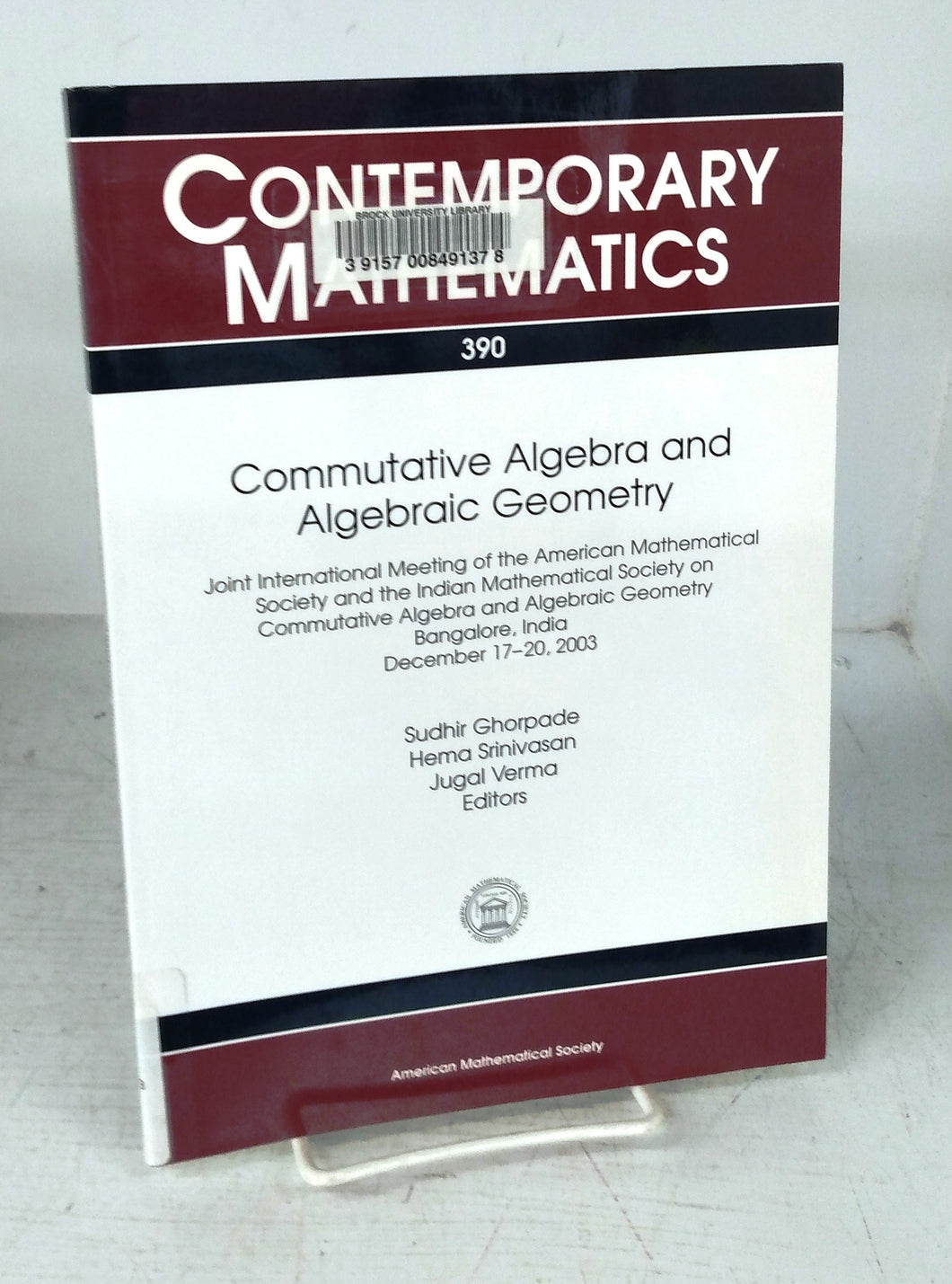 Commutative Algebra and Algebraic Geometry
