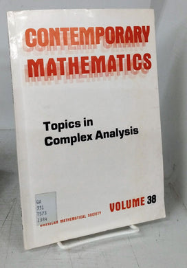 Topics in Complex Analysis