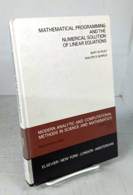 Mathematical Programming and the Numerical Solution of Linear Equations
