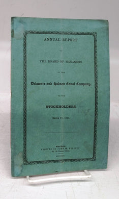 Annual Report of the Board of Managers of the Delaware and Hudson Canal Company to the Stockholders, March 27, 1849.