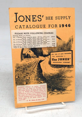 Jones' Bee Supply Catalogue For 1946