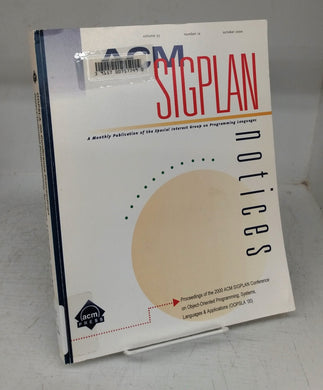 SIGPLAN October 2000
