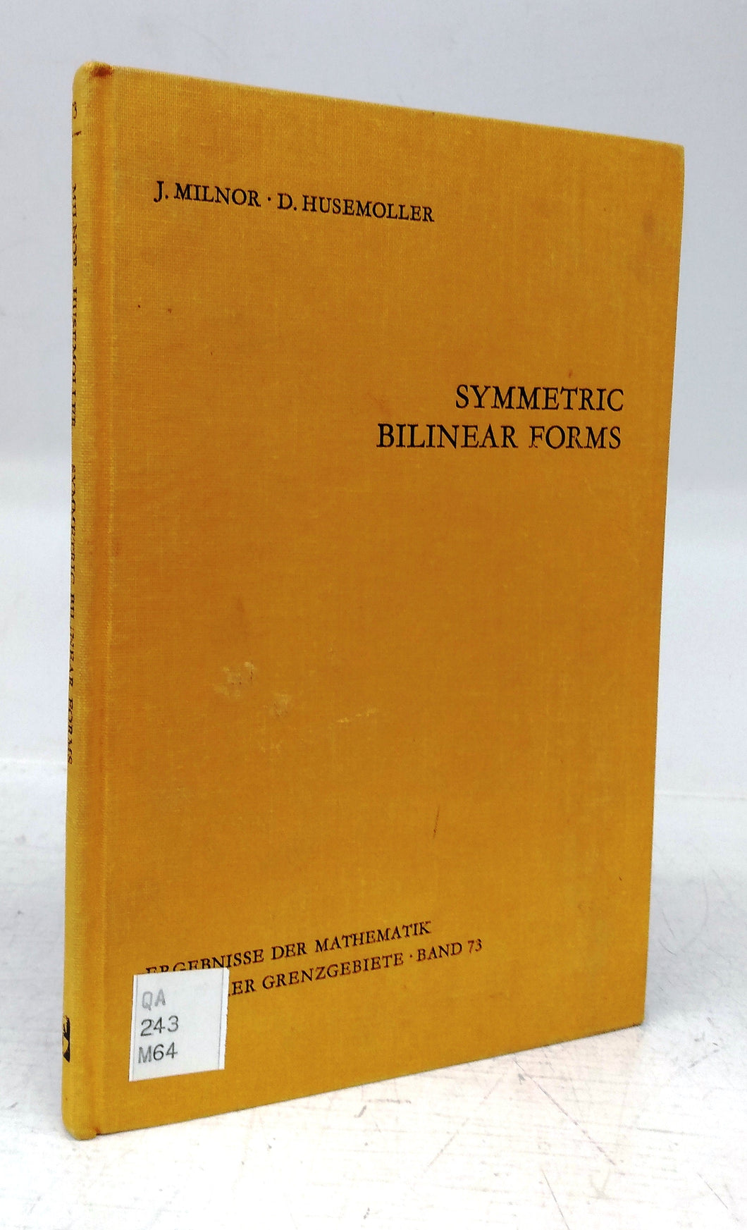 Symmetric Bilinear Forms