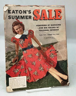 Eaton's Summer Sale catalogue, 1948