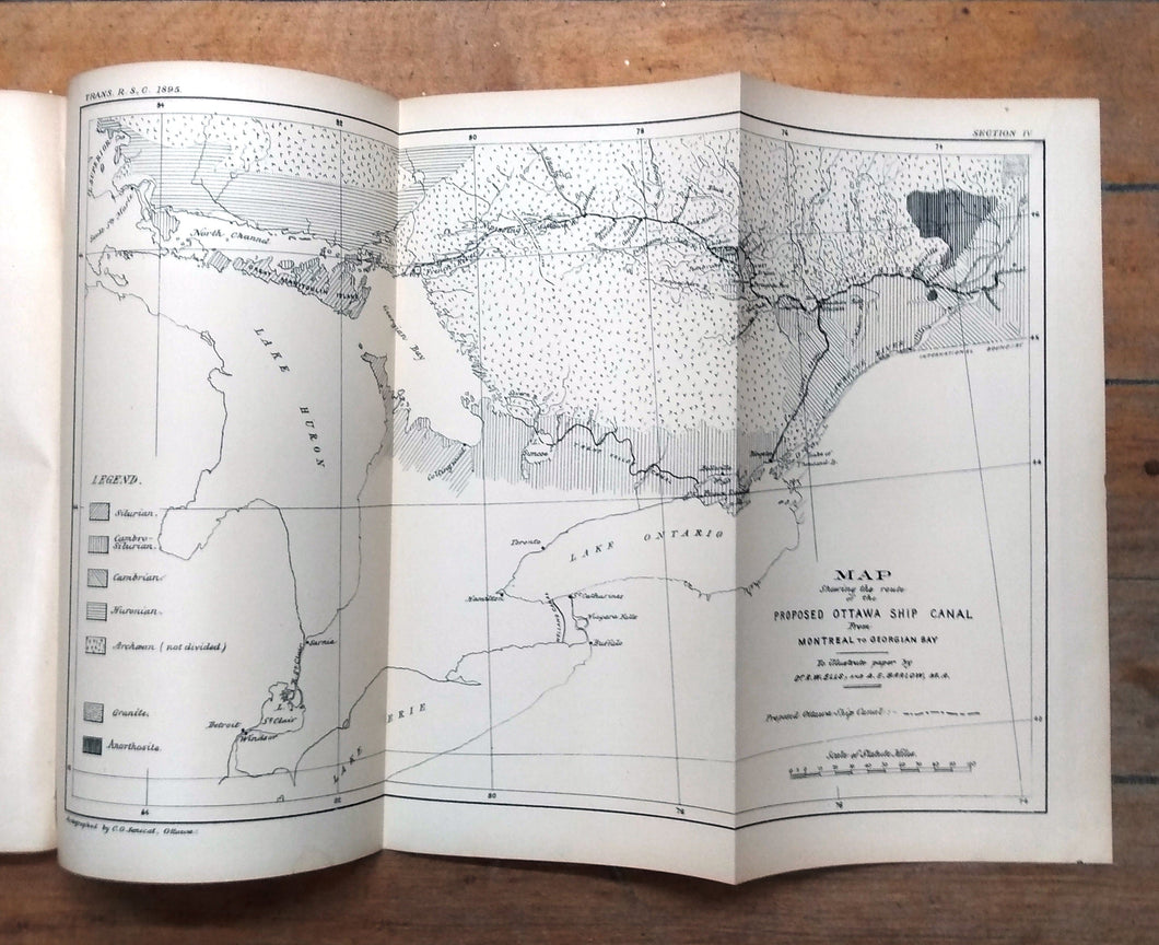 The Physical Features and Geology of the Route of the Proposed Ottawa Canal between the St. Lawrence River and Lake Huron