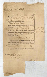 Receipt to Lord Camden