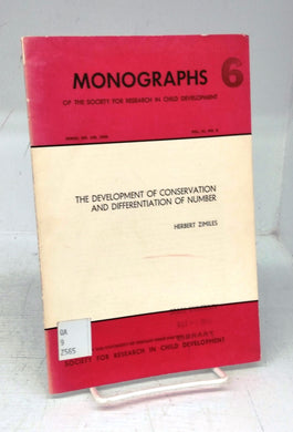 The Development of Conservation and Differentiation of Number