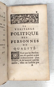 La Veritable Politique des Personnes de Qualité